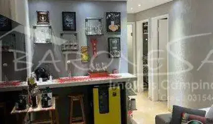 Apartamento com 2 quartos à venda na Rua Felipe Camarão, 164, Jardim dos Oliveiras, Campinas, 57 m2 por R$ 235.000