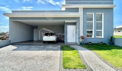 Casa em condomínio fechado com 3 quartos à venda na Rua Sebastião Cardoso, 548, Parque Brasil 500, Paulínia, 180 m2 por R$ 1.400.000