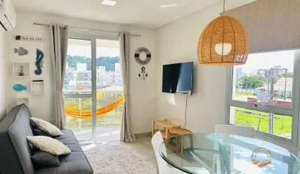 apartamento mobiliado com vista mar