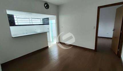 Casa com 2 dormitórios para alugar, 52 m² por R$ 2.359,52/mês - Vila Scarpelli - Santo André/SP