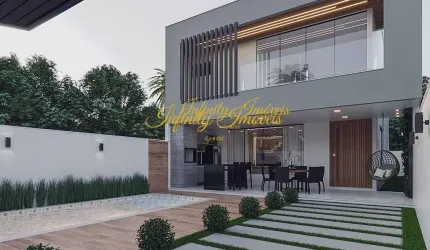 Jardins de Maria Casa Triplex 4 suítes no Recreio dos Bandeirantes