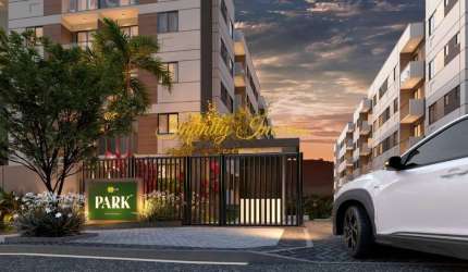 Vitale Park Apartamento 2 quartos adaptável com varanda e vaga de garagem
