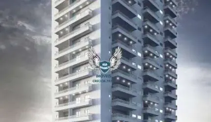 APARTAMENTO NA PRAIA GRANDE 02 DORMITÓRIOS SENDO AS 2 SUÍTES , 01 VAGA DE GARAGE