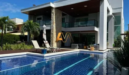 CASA FRENTE MAR 5 SUÍTES EM GUARAJUBA