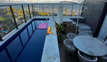 COBERTURA 3 QUARTOS 2 SUÍTES EM PATAMARES - VISTA MAR