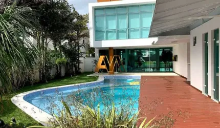 CASA EM ALPHAVILLE LITORAL NORTE COM 4 SUÍTES