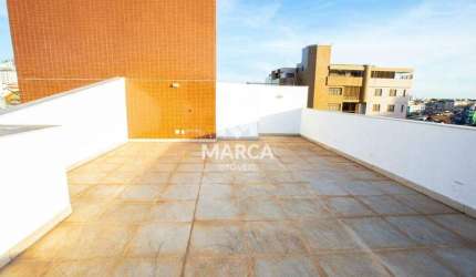 Cobertura para aluguel, 2 quartos, 1 suíte, 2 vagas, Caiçaras - Belo Horizonte/MG