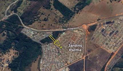 Lote de 276 m² à venda por R$ 276.000 no Jardins Parma - Senador Canedo/GO