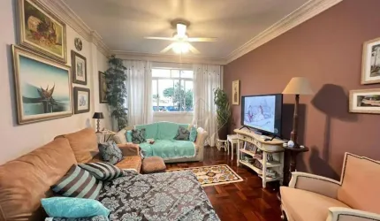 VISTA MAR!!! Maravilhoso Apartamento, 3 dormitórios, sendo 2 suítes, em frente ao mar na cidade de Santos!!!!