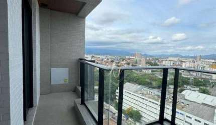 MARAVILHOSO APARTAMENTO, ANDAR ALTO, VARANDA GOURMET FECHADA EM VIDROS, LAZER COMPLETO NO BAIRRO BOQUEIRÃO EM SANTOS!!!