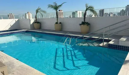 OPORTUNIDADE!!! PRÉDIO NOVO, ANDAR ALTO, VISTA LIVRE, 2 DORMITÓRIOS, SACADA NA SALA, LAZER COMPLETO NO BAIRRO BOQUEIRÃO EM SANTOS!!!!