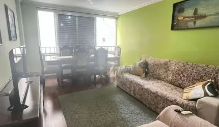 MARAVILHOSO APARTAMENTO, AMPLO, 2 DORMITÓRIOS, À 1 QUADRA DA PRAIA DO BAIRRO BOQUEIRÃO EM SANTOS!!!