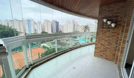 Apartamento com 3 dormitórios, sacada na sala, bem arejado, iluminado pelo sol da manhã, no bairro Boqueirão em Santos!!!