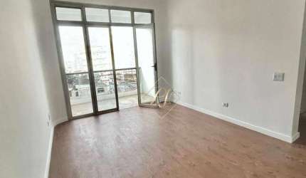FRENTE, ANDAR ALTO, SOL DA MANHÃ, 2 DORMITÓRIOS, SACADA NA SALA, NO BAIRRO BOQUEIRÃO EM SANTOS!!!