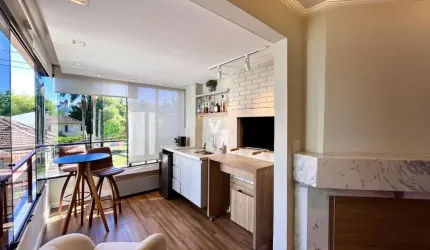 Apartamento 3 dormitórios com suíte, espaço gourmet e 1 vaga no Centro