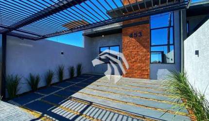 Casa com 2 dormitórios à venda, 60 m² por R$ 490.000,00 - Paraíso Tropical I - Cascavel/PR