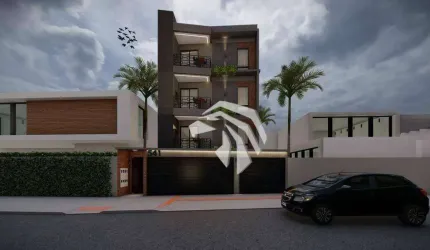 Apartamento com 2 dormitórios e churrasqueira na sacada à venda, 60 m² por R$ 284.000 - Esmeralda - Cascavel/PR