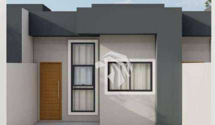 Casa com 2 dormitórios à venda, 53 m² por R$ 245.000