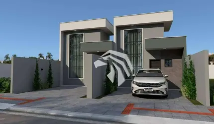 Casa com 3 dormitórios à venda, 60 m² por R$ 349.000 - Siena- Cascavel/PR