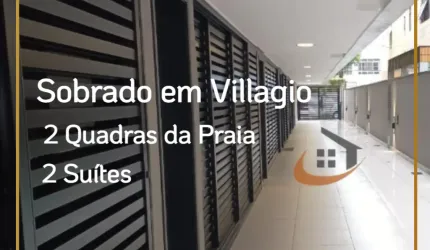Sobrado novo perto da Praia- Boqueirão - Santos