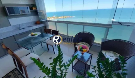 Apartamento composto por 4 suítes com  Área de Lazer Completa á venda no Centro, Guarapari-ES - Realize Negócios Imobiliários.