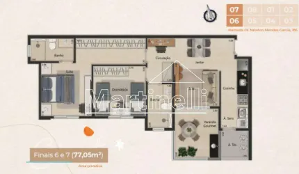 Apartamento Padrão em Ribeirão Preto