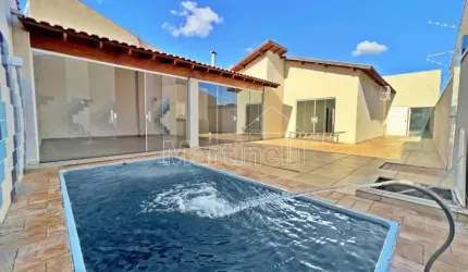 Casa térrea de 185m² de área construida à venda, próximo à Avenida Profa. Diná Rizzi - Ribeirão Preto/SP.