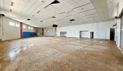 Galpão comercial de 2.186m² de área de terreno e 878m² de área construida para locação, próximo ao Parque Carlos Raya - Bairro Jardim Botânico, Ribeirão Preto/SP.