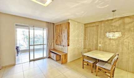 Apartamento de 95m² de área útil para locação, próximo ao Parque Carlos Raya - Ribeirão Preto/SP.