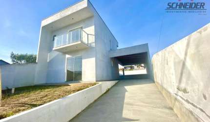 Casa com 2 dormitórios à venda no bairro Araponguinhas em Timbó/SC