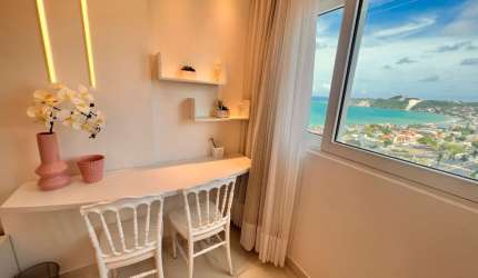 Belíssimo Apartamento Flat Mobiliado - Ponta Negra