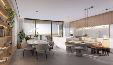 Cobertura com 4 dormitórios à venda, 453 m² por R$ 23.841.540,58 - Praia Brava - Itajaí/SC