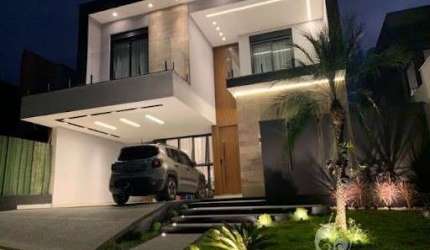 CASA DE ALTO PADRÃO PARA VENDA NO CONDOMÍNIO BRISAS JUNDIAÍ - A/C 265 m², TE 365m²; 04 suítes com varandas, (01 c/ hidro e closet ), 04 vagas, lazer total.