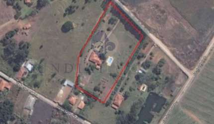 EXCELENTE ÁREA À VENDA NO BAIRRO PINHAL EM CABREÚVA - 17.509,00 m², totalmente plano com uma ótima casa de 351 m², piscina.