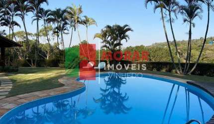 Casa em condomínio fechado com 4 quartos para alugar na do Lago, 1034, Caixa D´Água, Vinhedo, 430 m2 por R$ 10.000