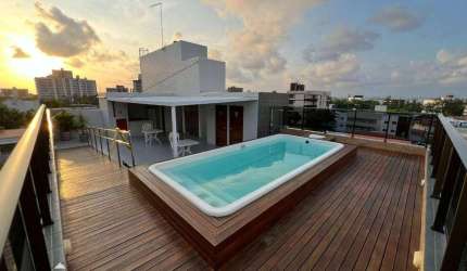 Flat com 1 dormitório à venda, 26 m² por R$ 320.000,00 - Jardim Oceania - João Pessoa/PB