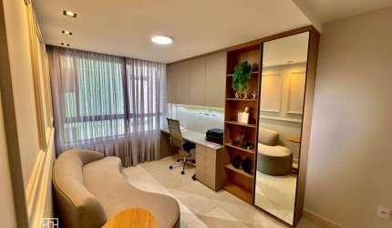 Flat MOBILIADO E EQUIPADO com 1 dormitório à venda, 31 m² por R$ 380.000 - Bessa - João Pessoa/PB