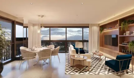 Apartamento para Venda em Torres, Praia Grande, 2 dormitórios, 2 suítes, 4 banheiros, 1 vaga