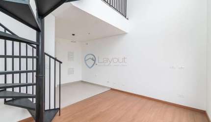 Loft com pé-direito duplo e vista livre | Twin Urban Habitat – Portão/Curitiba