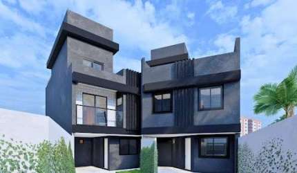Sobrado com 3 dormitórios à venda, 125 m² por R$ 698.000,00 - Boqueirão - Curitiba/PR