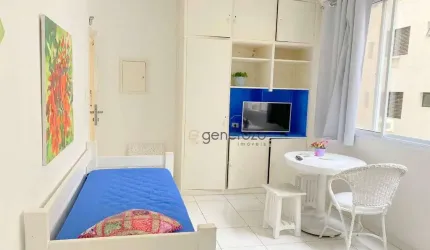 Apartamento kitnet na Pitangueiras, 01 vaga de garagem, próximo à praia