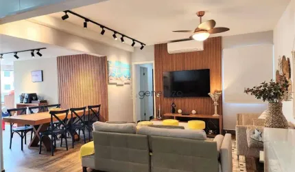Apartamento à venda na praia de Pitangueiras, 03 dormitórios, com sacada gourmet, 02 vagas de garagem