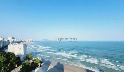 Cobertura a venda na praia das Astúrias, frente ao mar, alto padrão, 06 dormitórios, com piscina e 03 vagas de garagem