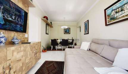 Apartamento a venda na praia das Pitangueiras, 01 quadra da praia, 02 dormitórios, com lazer no prédio