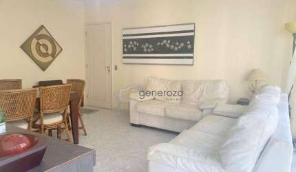 Apartamento à venda na praia das Pitangueiras, 03 dormitórios, 02 vagas, lazer