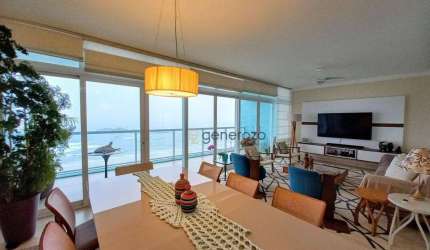 Apartamento com 4 dormitórios à venda, 194 m² por R$ 1.850.000 - Praia das Pitangueiras - Guarujá/SP