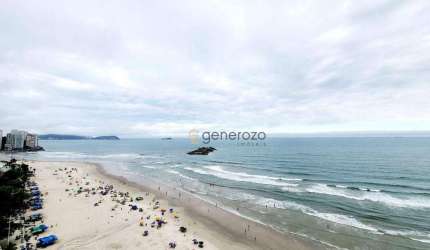 Apartamento a venda na praia das Pitangueiras, frente ao mar, 03 dormitórios, 01 vaga de garagem