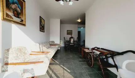 Apartamento a venda na praia das Astúrias, 03 dormitórios, com sacada e garagem