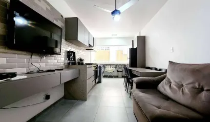 Apartamento a venda na praia das Pitangueiras, 02 dormitórios, a 02 quadras da praia