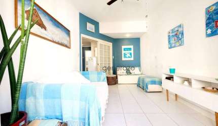 Apartamento com 1 dormitório à venda, 55 m² por R$ 320.000,00 - Pitangueiras - Guarujá/SP